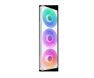 nzxt ventilador caja nzxt f420rgb core fan  single frame    blanco   rf u42hf w1