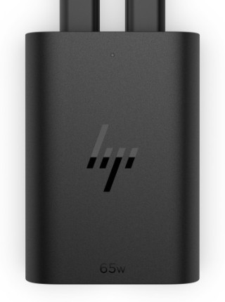 hp hp cargador para portatil de con usb c gan de 65 w
