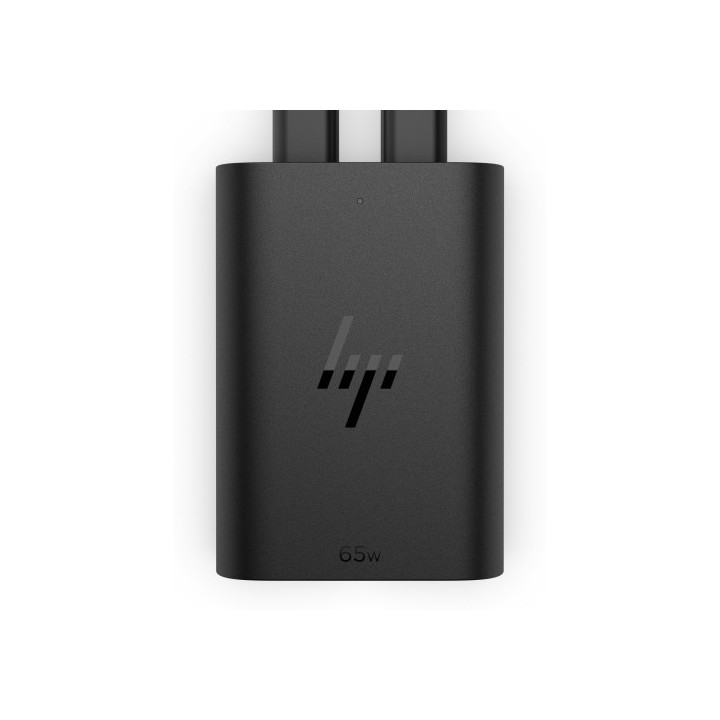 hp hp cargador para portatil de con usb c gan de 65 w