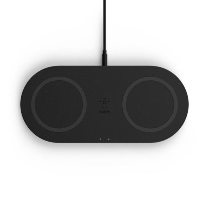 belkin base de carga inalambrica doble belkin wiz002vfbk negra