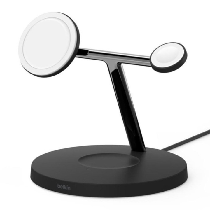 belkin base de carga powerhouse belkin wiz017vfbk negra