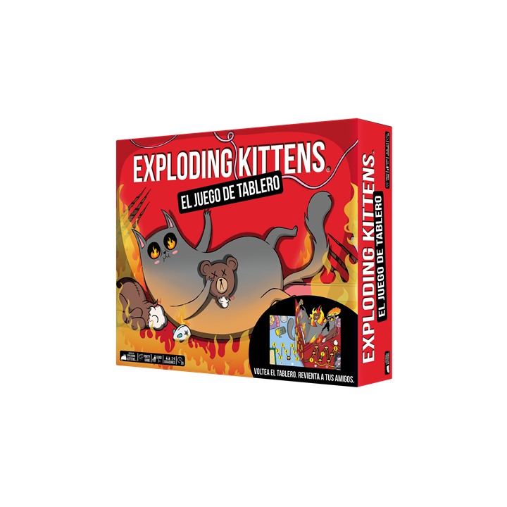 juegos juego de mesa exploding kittens  el juego de tablero
