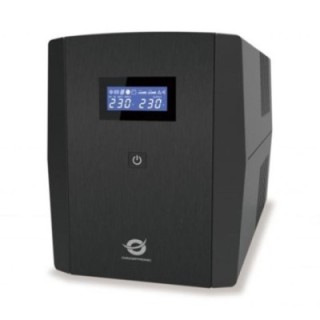 conceptronic sai conceptronic zeus08em 1500va 900w schuko ups mart lan sw