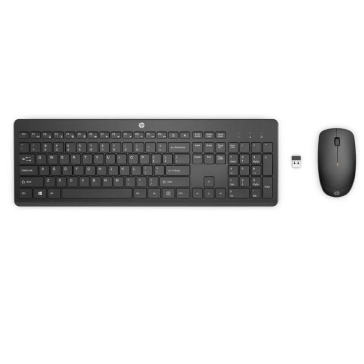 hp teclado + raton hp inalambrico 230 negro