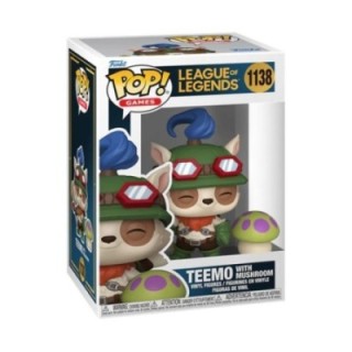 funko funko pop & buddy league of legends teemo con champinon