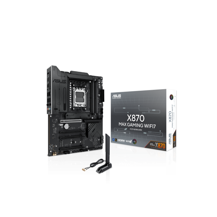 asus asus x870 max gaming wifi7 amd x870 zocalo am5 atx