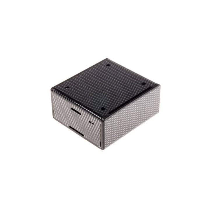 raspberry caja para raspberry oficial pi a+,  fibra carbono beis (9183-3486)
