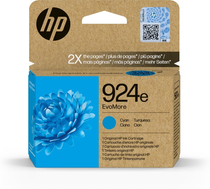 hp cartucho tinta hp 924e cian officejet pro 8120   8130