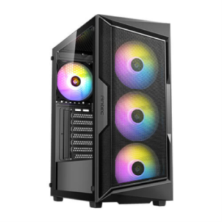 caja gaming antec ax61 elite atx 2xusb 2.0 sin fte negro argb