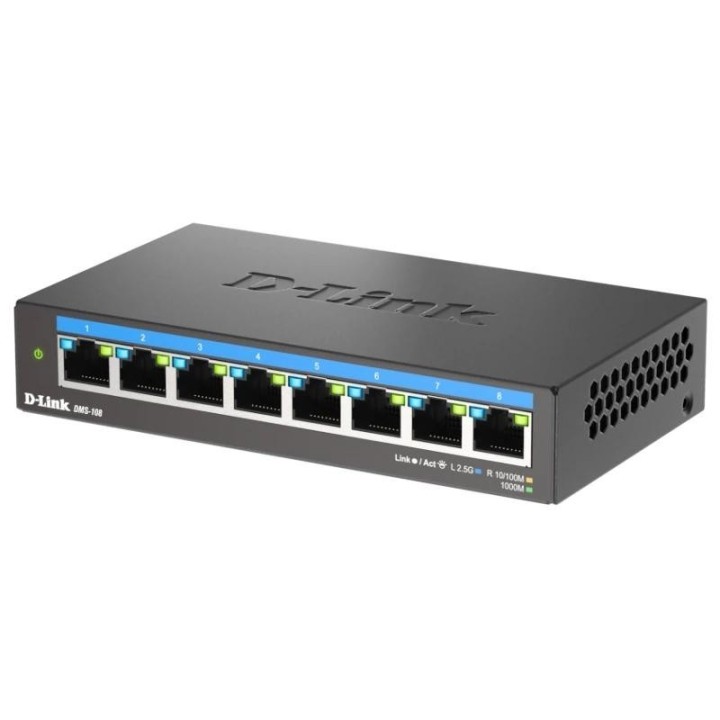 d link dms 108 8x2.5mgb unmanaged switch