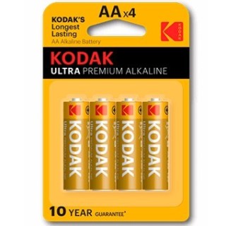 kodak blister pilas kodak alcalina ultra aa lr6    blister 4 pilas