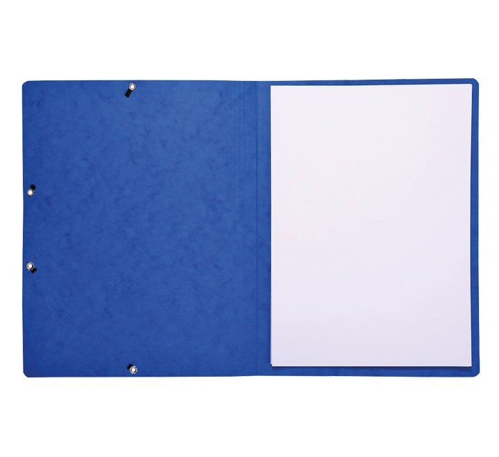 carpeta exacompta gomas sin solapas azul