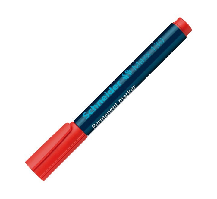 marcador perm. schneider maxx 130 rojo 113002