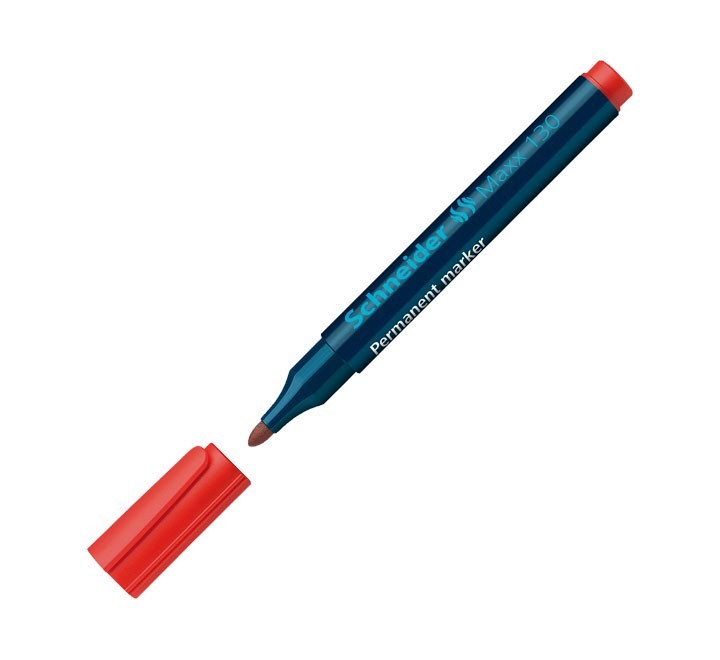 marcador perm. schneider maxx 130 rojo 113002