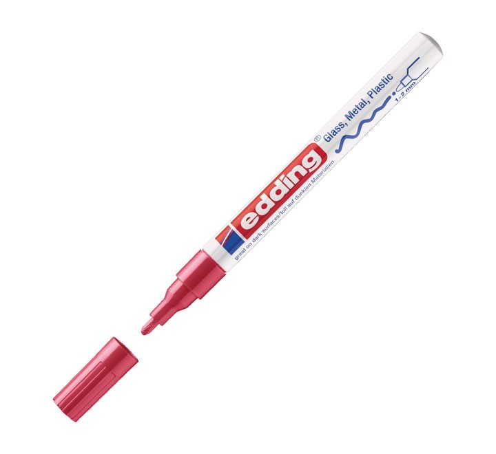 marcad. perm edding 751 1 2mm rojo 751 002
