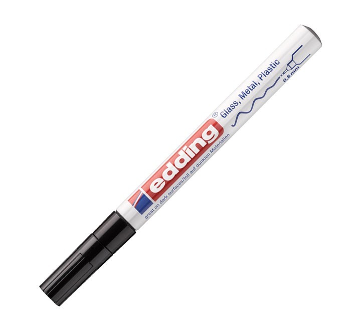 marcad. perm edding 780 0.8mm negro 780 001