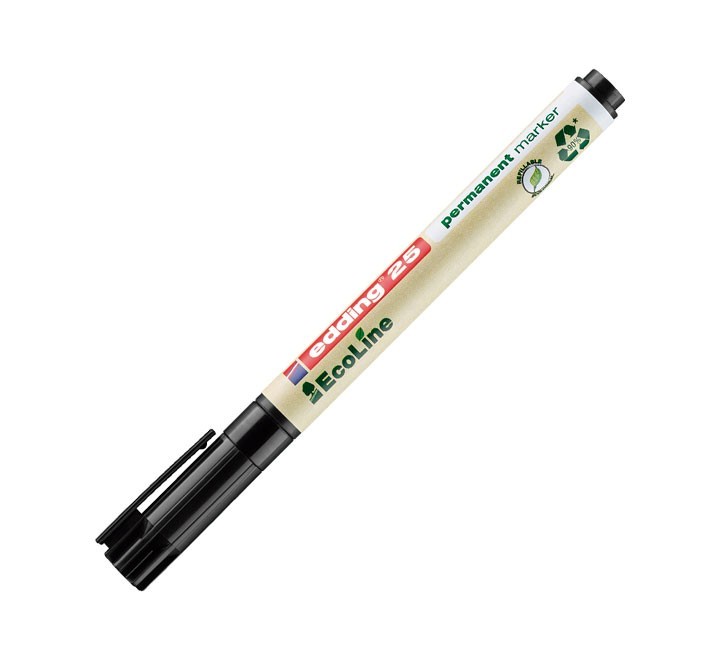 marcador perm. edding 25 ecoline negro 25 001