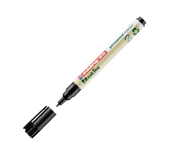 marcador perm. edding 25 ecoline negro 25 001