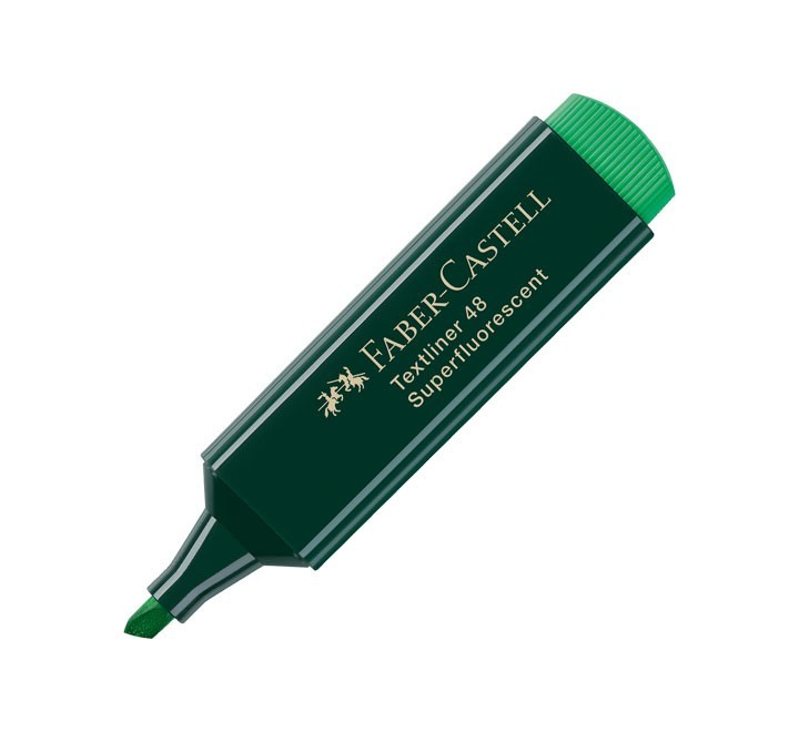 marc. fluor faber castell textliner verde 154863