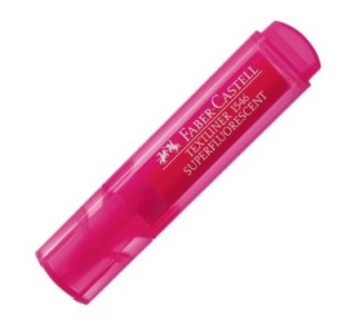 fluor faber castell textliner 1546 transl. rosa