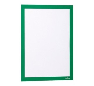 b. 2 marco durable duraframe adh a4 verde
