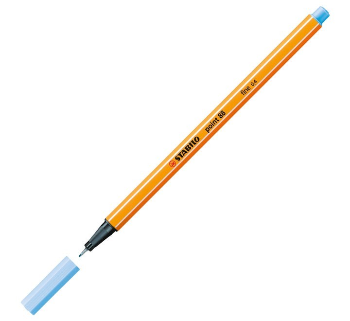 rotulador stabilo point 88 0.4mm az hielo 88/11