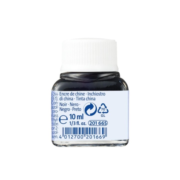 bote pelikan tinta china 523 10ml n17 negro