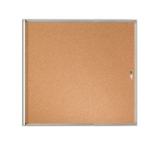 vitrina int. corcho a series 96x98cm 12xa4