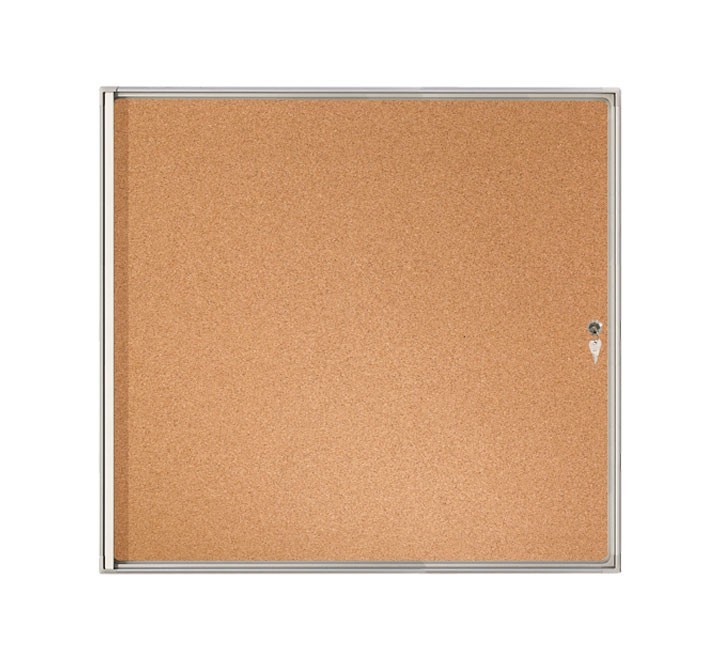 vitrina int. corcho a series 96x98cm 12xa4