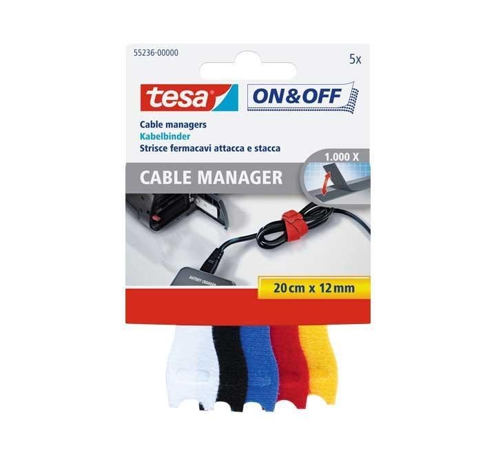 bl. 5 cierres velcro tesa on&off cables
