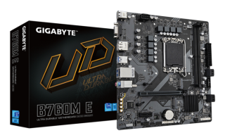 placa base gigabyte b760m e ddr5 7200 mhz