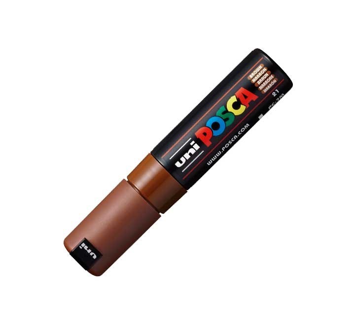 marcador uniball posca pc7m 4.5 5.5mm marron