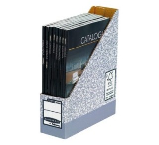 revistero fellowes bankers box carton a4 gris