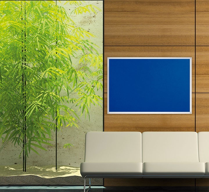 tablero tapizado a series 90x120cm azul pt330303