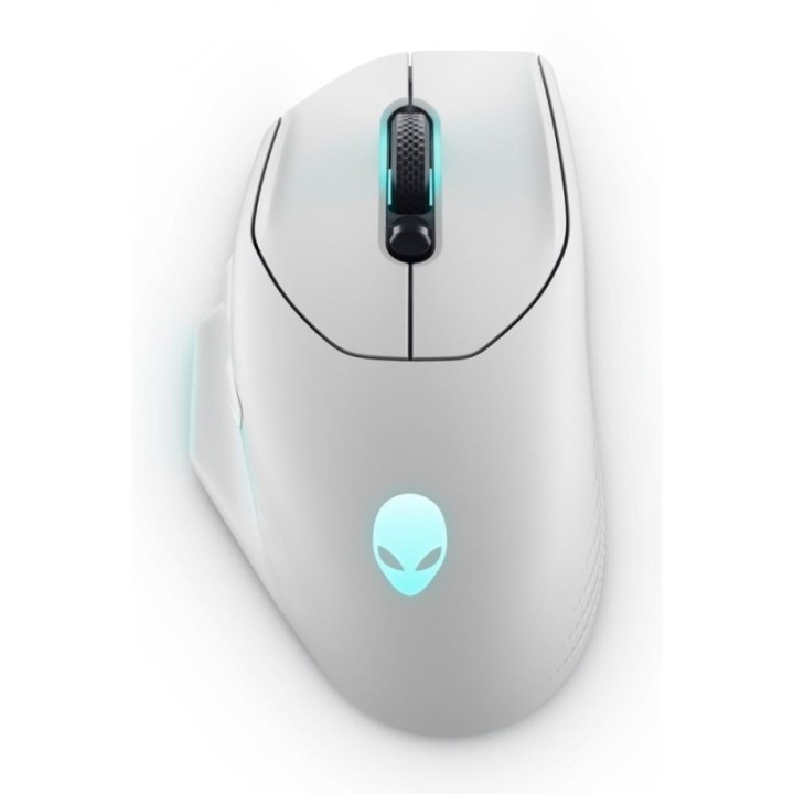 dell raton inalambrico gaming dell alienware aw620m luz lunar