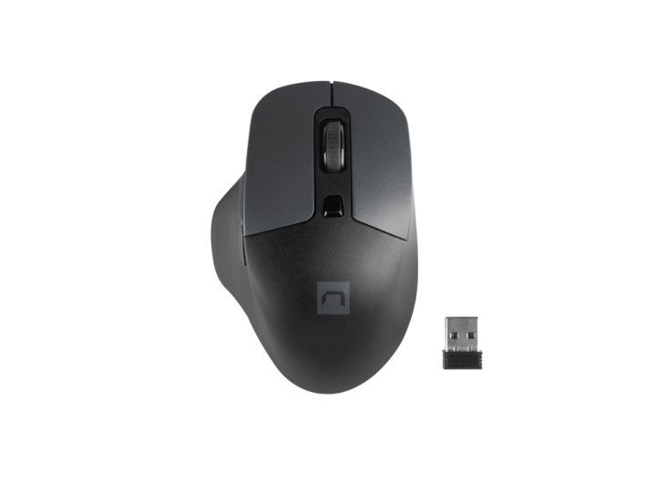 raton natec blackbird 2 silent 1600dpi negro rf inalambrico pilas