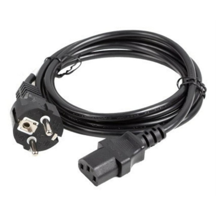 lanberg cable schuko a c13 lanberg 1.8m    hembra   hembra    negro