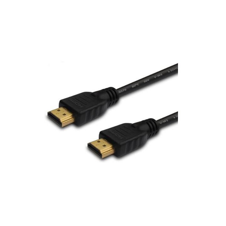 cable hdmi savio cl 75 20m m m 20m macho a macho alta velocidad 1.4 negro 3d
