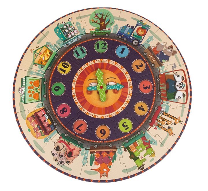 desc.  puzzle xxl mideer 25 pz. reloj