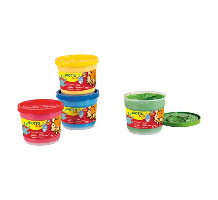 pintura dedos 4x150g giotto bebe 467200