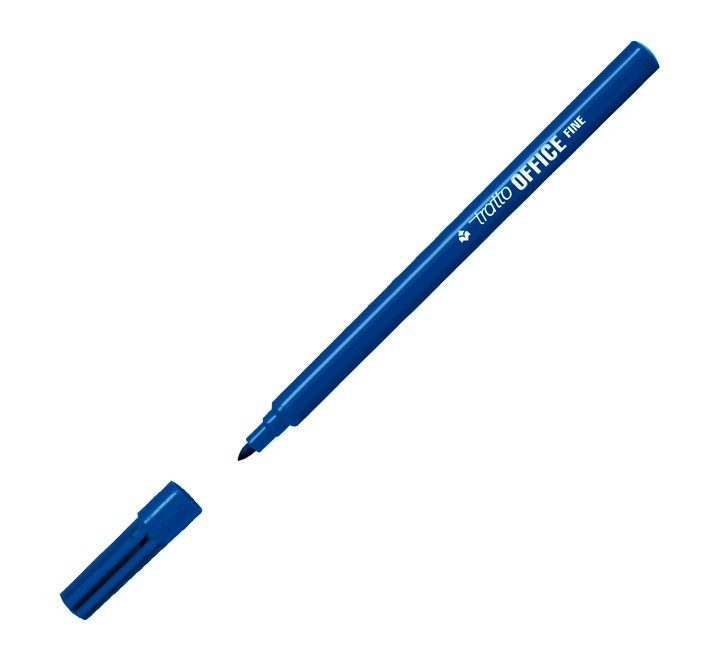 rotulador fila tratto pta fibra 0.7mm azul