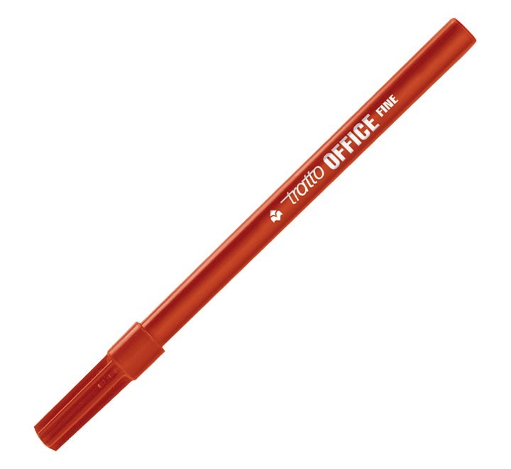 rotulador fila tratto pta fibra 0.7mm rojo