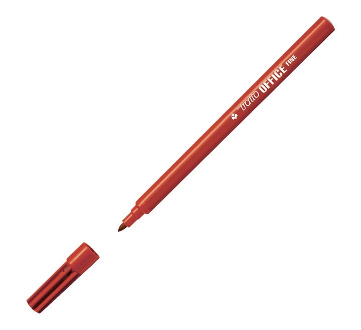 rotulador fila tratto pta fibra 0.7mm rojo