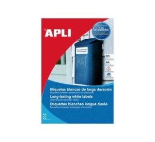 c. 20h etiq adh apli poliester 99.1x38.1mm bl