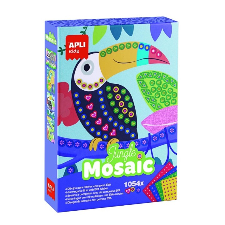 set 4h apli juego mosaico jungla 19446