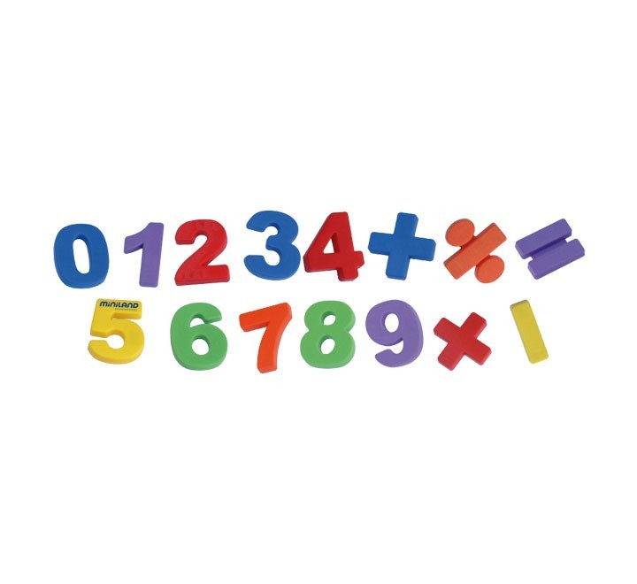 b.68un numero magneticos jumbo 45mm miniland 97923