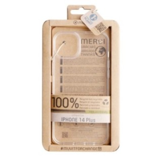 muvit funda muvit recycletek para apple iphone 14 plus transparente