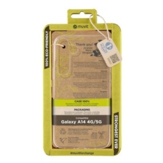 muvit funda muvit recycletek para samsung galaxy a14 4g   5g transparente