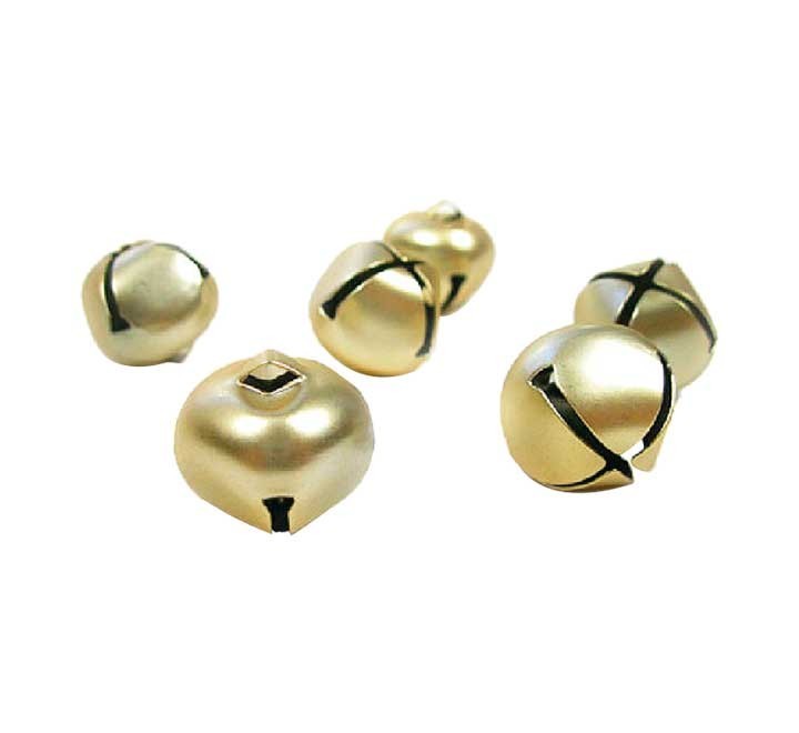 b. 40 cascabeles innspiro metal 8mm oro