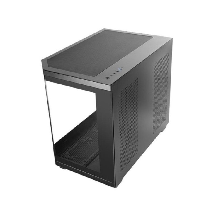 mars gaming caja ordenador mars gaming mc3tcorem matx cristal templado negra